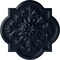 Ekena Millwork Bonetti Ceiling Medallion (Fits Canopies up to 5 1/8"), Hand-Painted Midnight Dream, 20"OD x 1 3/4"P CM20BOMDF - alternate 1